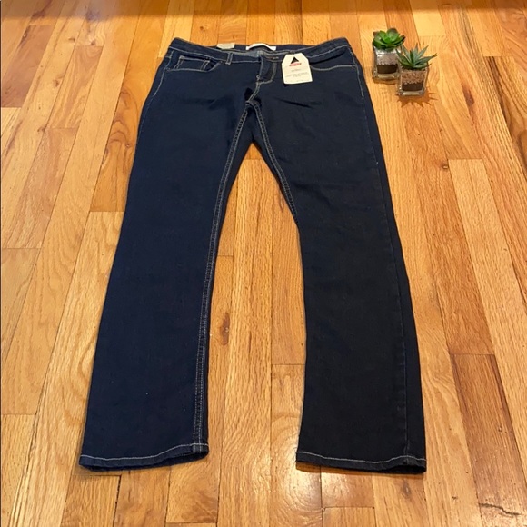 3 for $15 SALE Levi’s 711 Skinny Dark Blue Jeans Size 16 Regular - Picture 2 of 9